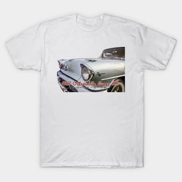 1957 Oldsmobile Super 88 Holiday Hardtop T-Shirt by Gestalt Imagery